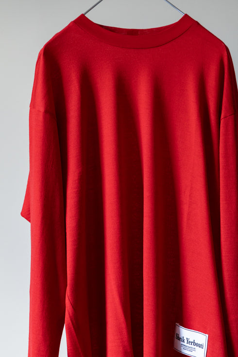 【SHEIK YERBOUTI】"MERINO WOOL L/S T-SHIRT"